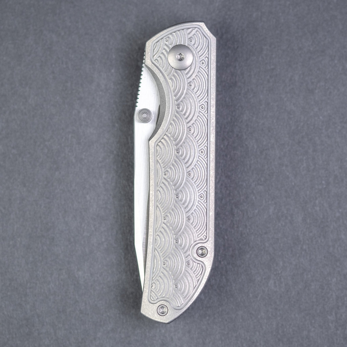 URBAN Micro Shrike - Titanium Seigaiha - URBAN EDC®