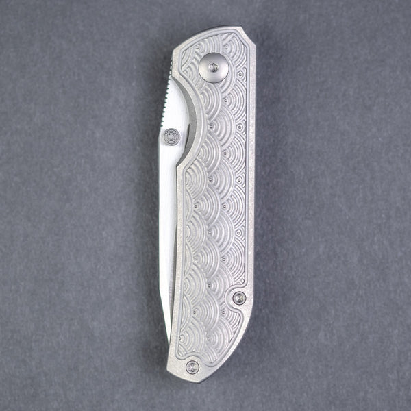 URBAN Micro Shrike - Titanium Seigaiha - URBAN EDC®