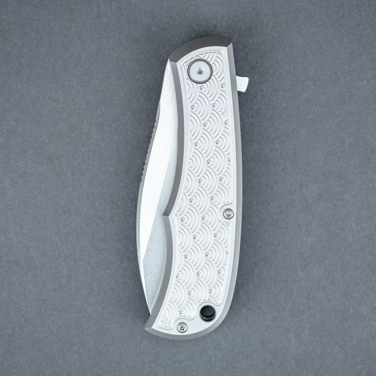 URBAN Nessie - M390 & Titanium w/ Seigaiha Motif - URBAN EDC®