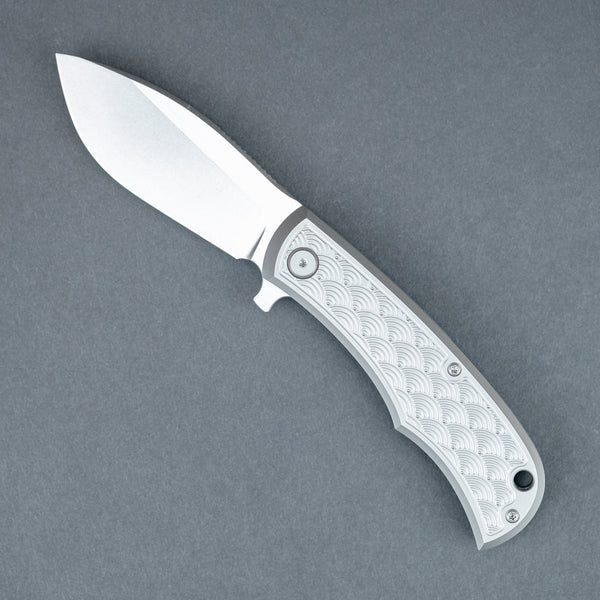 URBAN Nessie - M390 & Titanium w/ Seigaiha Motif - URBAN EDC®