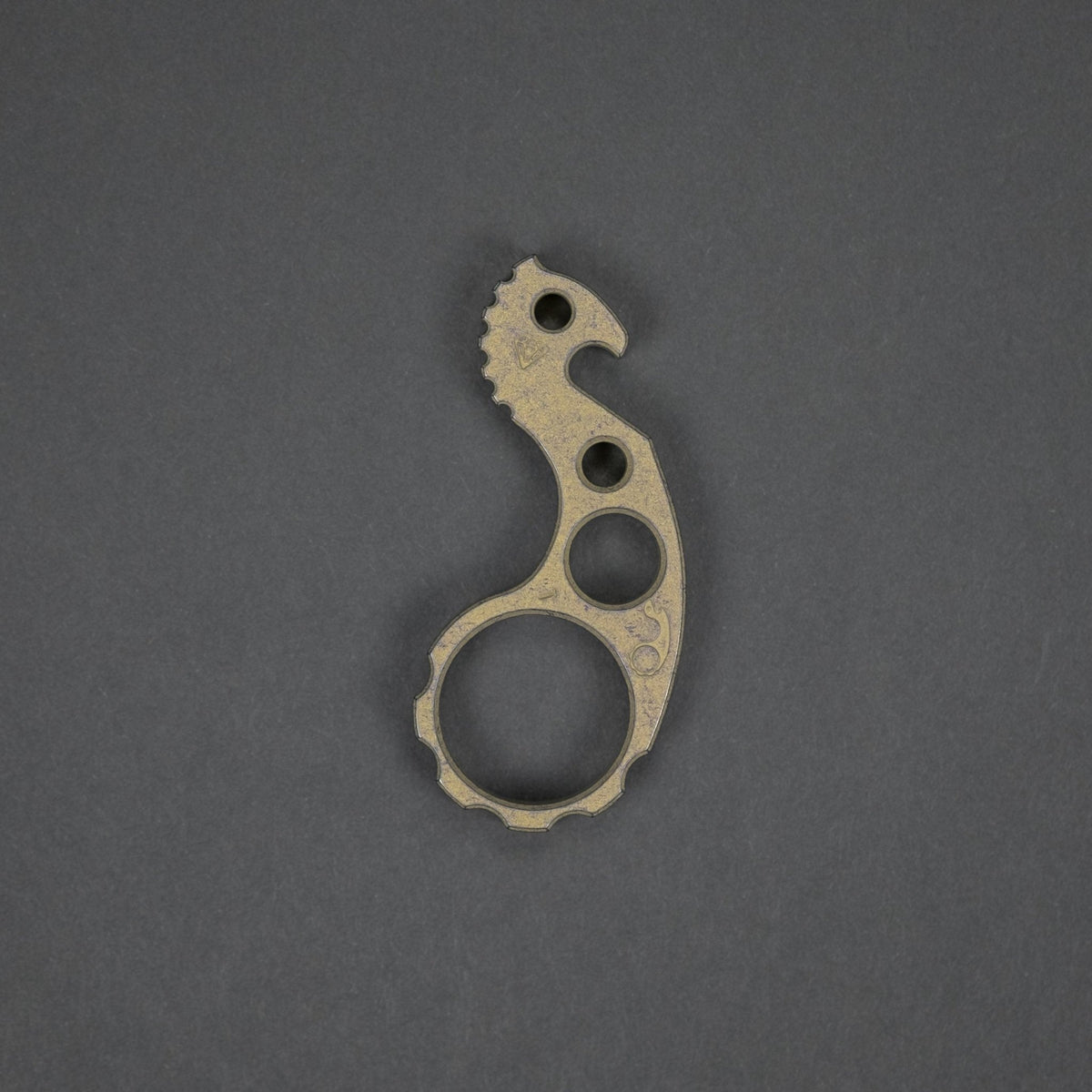 VoxDesign Blue/Green Seahorse - Titanium (Custom & Exclusive) - URBAN EDC®