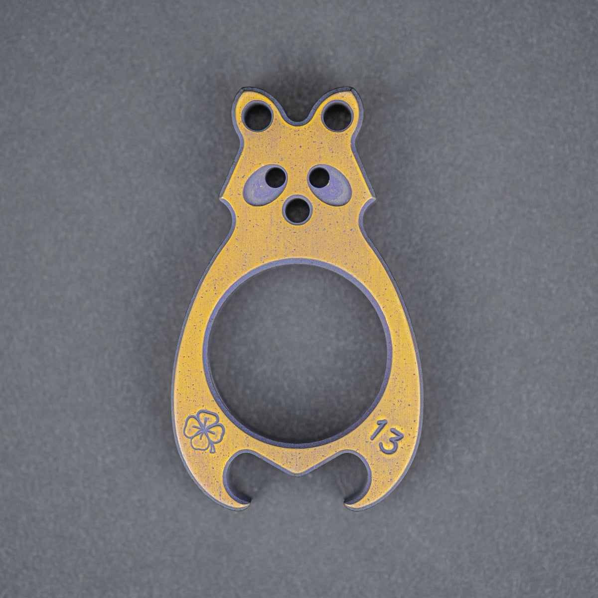 VoxDesign 'Gus' 3/8” Raccoon - Bronze Anodized Titanium - URBAN EDC®