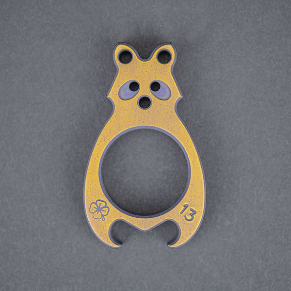 VoxDesign 'Gus' 3/8” Raccoon - Bronze Anodized Titanium - URBAN EDC®