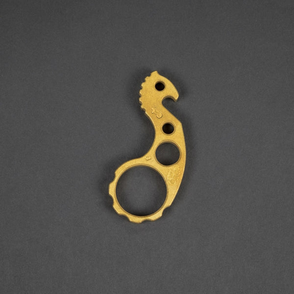 VoxDesign Tumbled Seahorse - 3/8" Brass (Custom) - URBAN EDC®