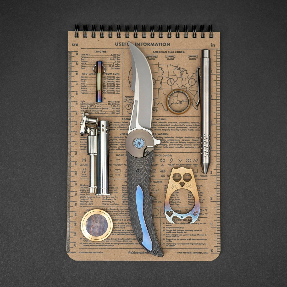 VoxDesign Vox Heartless and Burned Owl - Marine Steel (Custom) - URBAN EDC®